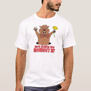 漫画Groundhog Tシャツ