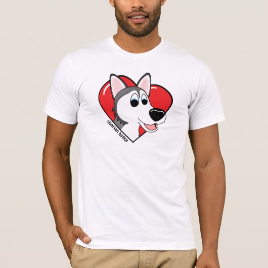 漫画I愛私のシベリアンハスキー Tシャツ (正面)