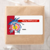 漫画Kiwi Bird 4クリスマスプレゼントラベルラベル ラベル (インサイチュ)
