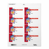 漫画Kiwi Bird 4クリスマスプレゼントラベルラベル ラベル (フルシート)