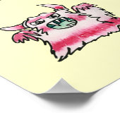 漫画MonSTARSイエローポスタパーソナライズされたー ポスター (角)