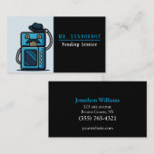 漫画Mr.自販機サービスの名刺 名刺 (正面/裏面)