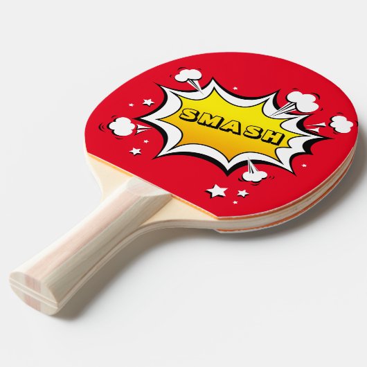 漫画OOPSとSMASH 卓球ラケット (正面アングル)
