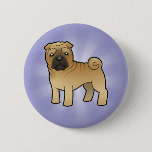 漫画Shar Pei 缶バッジ
