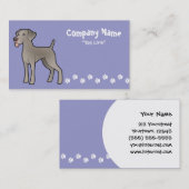 漫画Weimaraner 名刺 (正面/裏面)