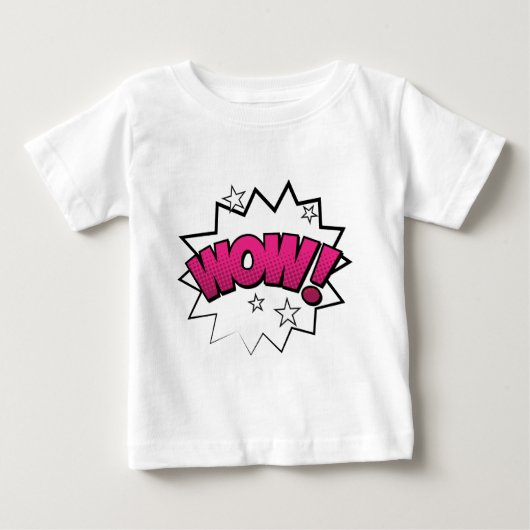 漫画WOW ベビーTシャツ (正面)