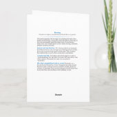 漬けニシン誕生日カード カード (裏面)