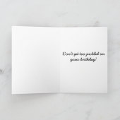 漬けニシン誕生日カード カード (内部)