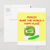 漬け物 ポストカード (正面/裏面)