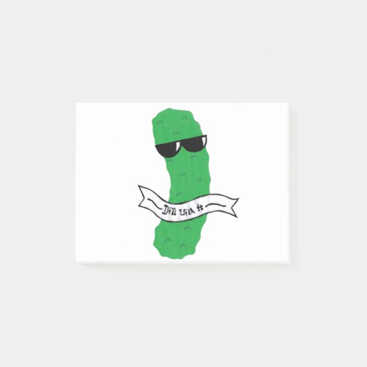 漬物おもしろい ポストイット (正面)