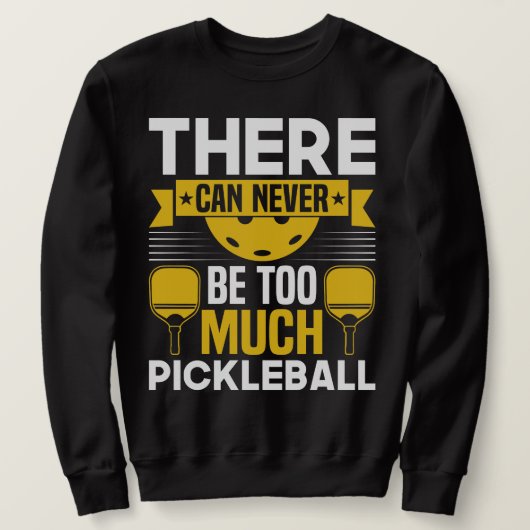 漬物が多くて困る スウェットシャツ (デザイン正面)