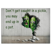 漬物に巻き込まれないで カッティングボード (正面)