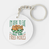 漬物の揚げ物の好き食べの全部ここに来た キーホルダー (裏面)