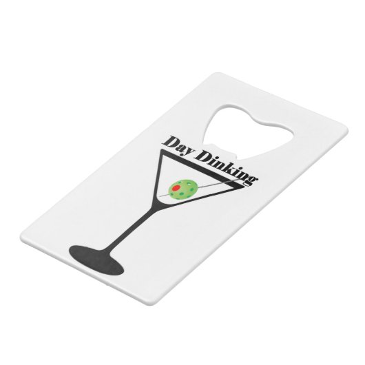 漬物の日マルティーニ漬け玉オリーブ クレジットカード栓抜き (正面アングル)