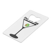 漬物の日マルティーニ漬け玉オリーブ クレジットカード栓抜き (裏面アングル)