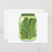 漬物の瓶 ポストカード (正面/裏面)