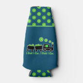 漬物の練習Dink I Can Blue and Green ボトルクーラー (正面)