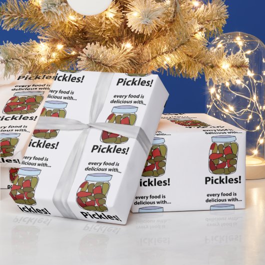 漬物は全部漬物 ラッピングペーパー (クリスマス)