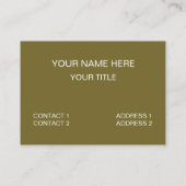 漬物は全部漬物 名刺 (裏面)