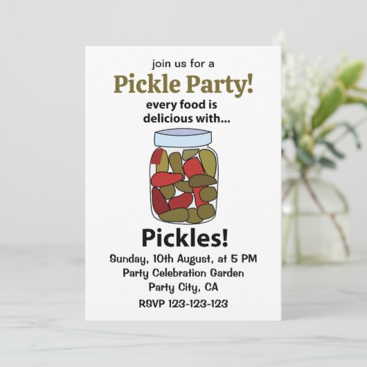 漬物は全部漬物 招待状 (スタンド正面)