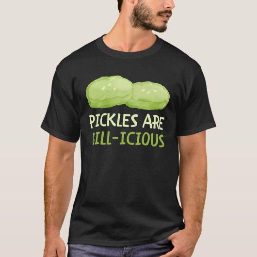 漬物は漬物Dill Pickle Pun Tシャツ (正面)
