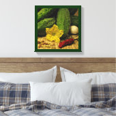 漬物を作る キャンバスプリント (インサイチュ (寝室))