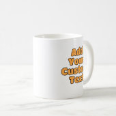 漬物を持った老人を決して過小評価しない コーヒーマグカップ (正面右)