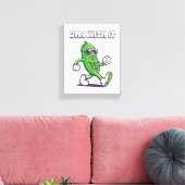 漬物を飲クールむ キャンバスプリント (インサイチュ (リビング))