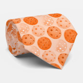 漬物ボール、メロンのオレンジ色の漬物ボール ネクタイ (ロール)