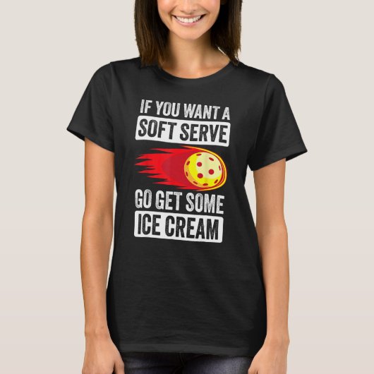 漬物用ソフトクリーム漬けボール Tシャツ (正面)