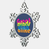 漬物素晴らしも同じ スノーフレークピューターオーナメント (右)