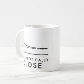 漸近的に近づく微積分グラフ コーヒーマグカップ (正面左)