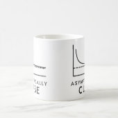 漸近的に近づく微積分グラフ コーヒーマグカップ (中央)