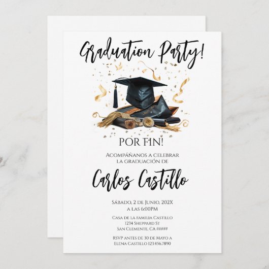 漸進主義 招待状 (正面/裏面)