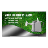 潅水缶園芸用造園気に芝 マグネット名刺 (正面)
