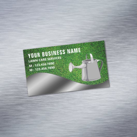 潅水缶園芸用造園気に芝 マグネット名刺 (インサイチュ)