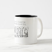 潔白な人のコーヒー・マグ ツートーンマグカップ (正面右)