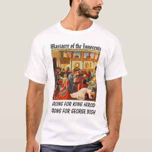 潔白な人の大虐殺 Tシャツ