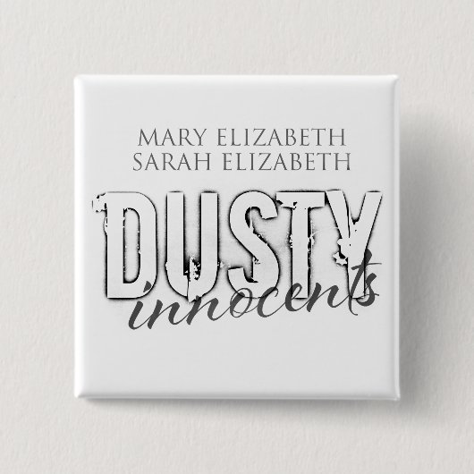 潔白な人ボタン 缶バッジ (正面)