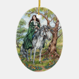 潔白のオーナメント セラミックオーナメント