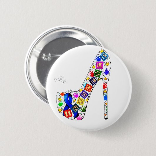 潔白 缶バッジ (正面&裏面)