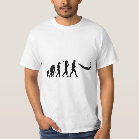 潜り、泳ぐゲーム Tシャツ (正面)