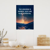 潜在的なやる気を起こさせる引用文ポスター ポスター (キッチン)