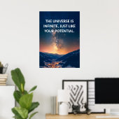 潜在的なやる気を起こさせる引用文ポスター ポスター (ホームオフィス)