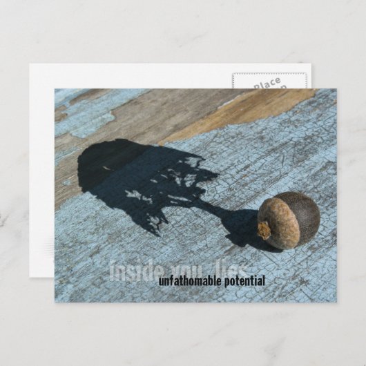 「潜在的」はがき ポストカード (正面/裏面)