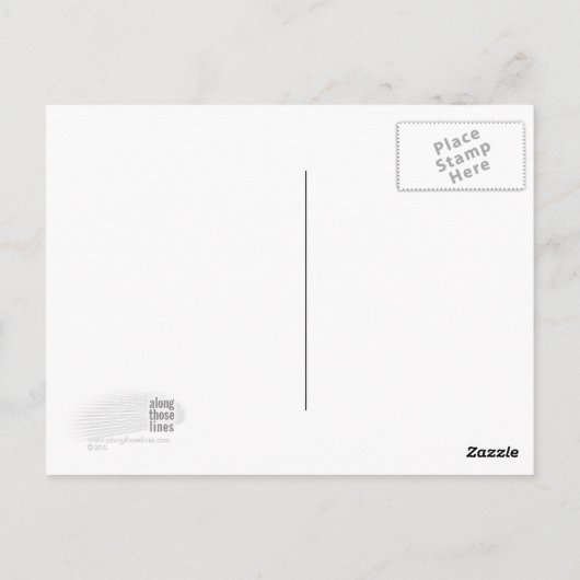 「潜在的」はがき ポストカード (裏面)