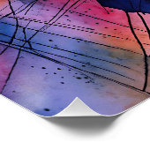 「潜在能力を解き放つ」コンテンポラリー抽象芸術・アート ポスター (コーナー)