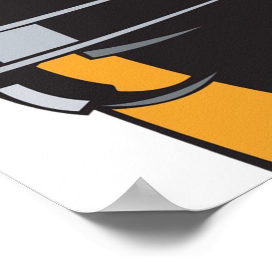 潜望鏡航海のを用いた潜水艦長 ポスター (角)