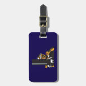 潜望鏡航海のを用いた潜水艦長 ラゲッジタグ (正面縦)