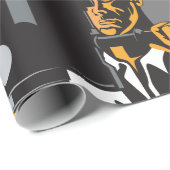 潜望鏡航海のを用いた潜水艦長 ラッピングペーパー (ロールコーナー)